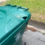 Damaged Container at 13 Cathy Dr