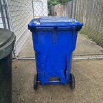 Damaged Container at 128 Eastwood Dr