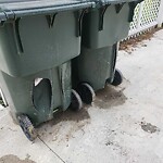 Damaged Container at 563 Harpersville Rd