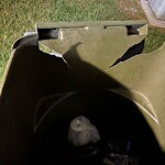 Damaged Container at 826 Mattmoore Pl