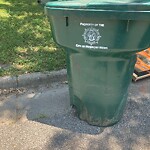 Damaged Container at 14304 Penrith Ln