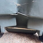 Damaged Container at 342 Walt Whitman Ave