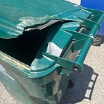 Damaged Container at 14 Sylvia Ln
